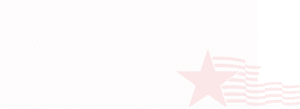 Minimalist watermark of a star and stripes, representing a stylized waving flag.